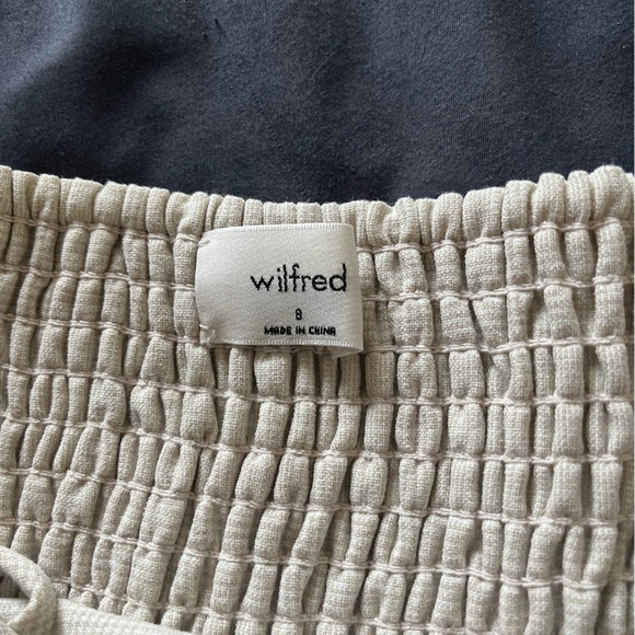 Size 8 Wilfred new classic check mini dress - Picture 2 of 6